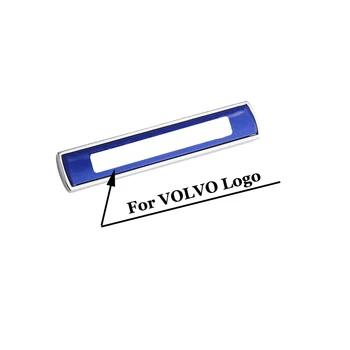 2gab Auto Sānu Boby Spārna, Emblēmu, Logo 3D Uzlīmes Par Volvo XC70 XC80 XC90 V40 V50 V60 V70 V90 C30 C60 Plāksnītē Piederumi