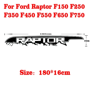 2gab Auto Uzlīmes Ford Raptor F150 F250 F350 F450 F550 F650 F750 Pikaps, Auto Vinila Plēve Sporta Uzlīmes Auto Tūninga Aksesuāri