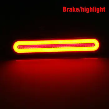 2GAB Automašīnu Smago Kravas automašīnu DRL LED Gaismas Josla, kas Plūst Pagrieziena Signāla Stop Asti Sloksnes 12-24V