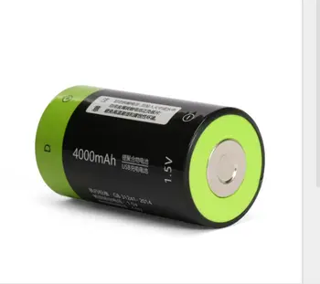 2gab/daudz 1,5 v Litija li-polymer 4000mAh D izmēra lādējamu akumulatoru D tips li-ion jaudīgs akumulators