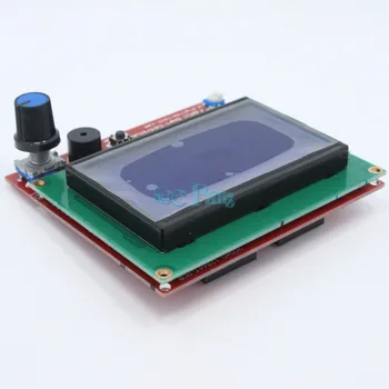 2gab/daudz 3D printeri kontroliera modulis smart controller RAMPS1.4 LCD 12864 LCD vadības panelis
