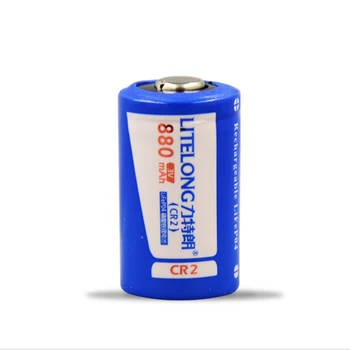 2gab/daudz lieljaudas 880mah Cr2 3 V LiFePO4 uzlādējams litija akumulators rangefinder kameru baterijas