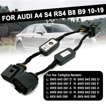 2gab Dinamisku Pagrieziena Signāla Indikators LED Taillight Add-on Modulis Vadu Audi A4 S4 RS4, B8, B9 2010-2019 pa Kreisi un pa Labi Astes Gaismas