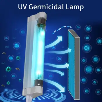 2GAB G5 UV Gaismas Sterilizer Germicidal Lampas Ultravioleto Gaismu Ozona Ģenerators Dezinfekcijas Deodor Caurules Nogalināt Putekļu Ērcītes Eliminator