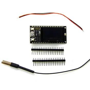 2gab/komplekti TTGO LORA SX1278 ESP32 0.96 OLED 32Mt bitu (4 MB) 433Mhz Par Arduino