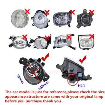 2gab (Kreisā + Labā) LED Miglas lukturi H11 Halogēna lampas Priekš Nissan Teana J32 Par Nissan Platina 2002 2003 2004 2005 2006. - 2010. gadam