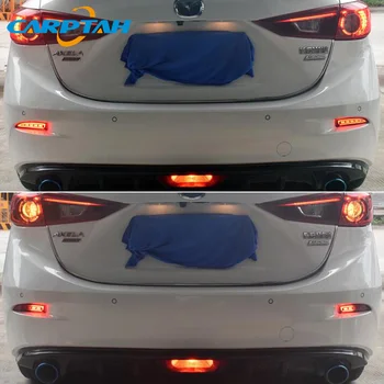 2GAB LED Aizmugurējais Miglas Lukturis Priekš Mazda 3 Mazda3 Axela - 2018 Auto LED Bufera Gaisma Bremžu Gaisma, Pagrieziena Signāla Indikators Atstarotājs