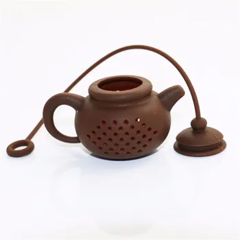 2gab Radošo Silikona Tējas Infuser rīki Lapu Silikona ar Pārtikas Klases padarīt tējas maisiņu filtrs tējas katlā formas Sietiem