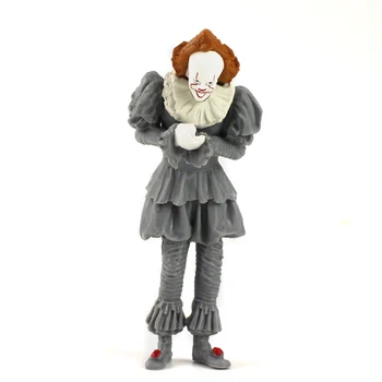 2gab/set 7.5-8.5 cm Stephen King ir Tas Šausmu Filmas Attēls Rotaļlietas Pennywise Joker PVC Cute Mini Lelles
