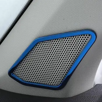 2GAB/SET Nerūsējošā tērauda, dekoratīvā rāmja, lai automašīnas priekšā slejas skaļrunis, Volkswagen, vw t roc T-Roc 2018