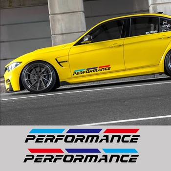 2gab Sānu Durvis Atstarojošās Uzlīmes M Performance Limited Edition Emblēmu Uzlīmes BMW 3 5 7 Sērija X1 X3 X4 X5 X6 X7 F10 F30