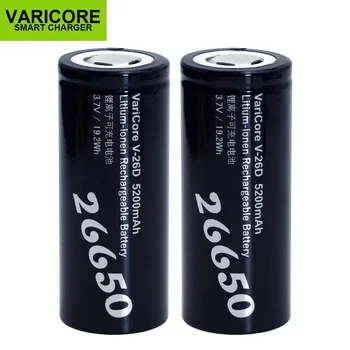 2GAB VariCore Jaunu 26650 Li-ion Akumulators 3,7 V 5200mA V-26D Discharger 20A Strāvas akumulatoru bateriju E-instrumenti akumulatora