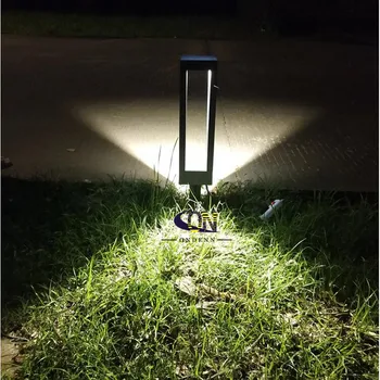 2gab Ūdensizturīgs COB 15 w LED Garden Light Zālienu Lampas Alumīnija Pīlārs Gaismas Āra Pagalmā villa ainavu bolardi apgaismojums