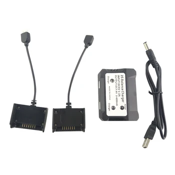 2IN1 Lipo Akumulatoru 2S 7.4 V USB Līdzsvaru Lādētāja Uzlādes Adapteris MJX Bugs 3 Pro B3pro, Svētais Akmens HS700 Dūkoņa Quadcopter