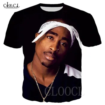 2Pac Rock Reperis Man T Krekls 3D Drukas Tupac Amaru Shakur Hip Hop T-krekli Lielgabarīta Vasaras Streetwear Džemperis Vīriešiem, Sievietēm Tshirts