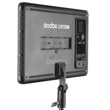 2x Godox Ultra Slim LEDP260C 256pcs LED Video Gaisma Paneļa Apgaismojuma Komplekts +2m Stāvēt + Kontrolieris 30W 3300-5600K Aptumšojami Spilgtumu