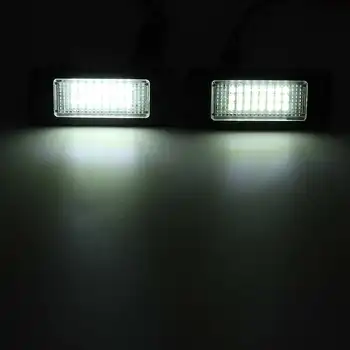 2X LED Numuru Licences Plāksnes Gaismas Lukturi BMW E39 M5 E70, E71 X5 X6 E60 M5 E90, E92 E93 M3