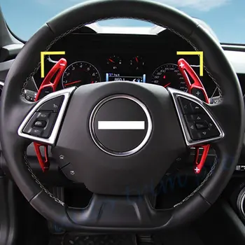 2X Stūre Shift Bradāt Pārslēdzēju Pagarināšanu piemērots Chevrolet Camaro 2016 2017 2018 Aksesuāriem Dekorēšana