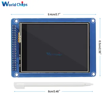 3.2 collu 240x320 TFT LCD Modulis Displejs 320*240 Ar Touch Screen Kontrolieris Panelis ILI9341 SD Karti, Nekā 128x64 3.2