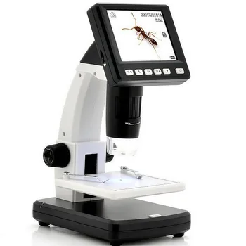 3.5 collu LCD Ciparu 5 Megapikseļi Mikroskopu 8 LED Kamera, Video Ieraksti 500 X Magn Bezmaksas piegāde