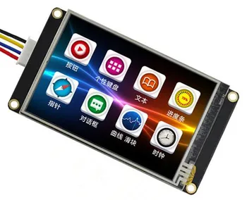3.5 collu USART HMI 262K SPI TFT LCD Touch Screen Modulis (Enhanced Ver.) EEPROM RTC Pagarināt IO 320(RGB)*480 32MB FLASH