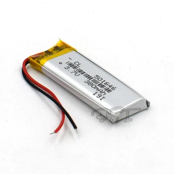 3.7 V litija akumulators Li polimēru Uzlādējams Šūnu Li-jonu Polimēru 501646 500mAh PSP Navi GPS MP3 / MP4 Skaļruni Fotokameras
