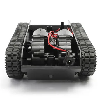 3-7V Smart Tvertne Robots Šasijas Rotaļlietu Komplekts Viegls ShockAbsorber Par Arduino 130 Mehānisko Tvertne Automašīnas Šasijas Kāpurķēžu Rezerves Daļas