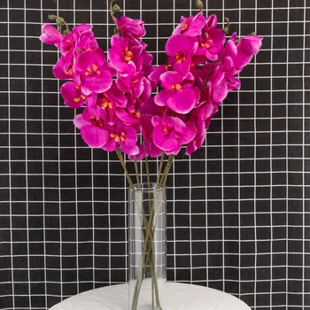 3 GAB., Mākslīgie Ziedi Orhideju Zīda Tauriņš Viltus Kožu Augi Mājas Apdare, Apdares Kāzu Ziedu Zars 4cm/1.58 gadā
