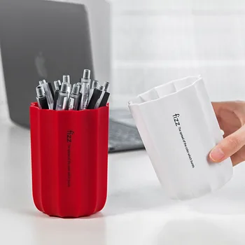 3 Krāsas Xiaomi Fizz Edge Sērijas Pildspalvu Turētājs Biroja Organizators Darbvirsmas Pildspalvu Turētājs Grims Birste Plastmasas Traukā Mājas