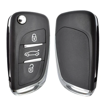 3 Pogu Auto Tālvadības Atslēgu Apvalks Gadījumā Segtu Fob Modificētu Jauninājums Citroen C2 C3 C4 VA2 CE0523 Par Peugeot 307 308 3008 5008