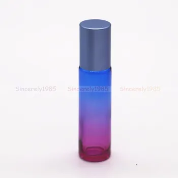 3 pudeles 10ml Stikla Roll Uzpildāmas Pudeles Ēteriskās Eļļas Aromterapijas Smaržas Slīpums Pudele