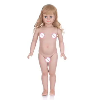 30 collu Full grūti vinila nekustamā baby lelle milzīgs bebe atdzimis toddler meitene kleitu, modeli, Ziemassvētku Rotājumi tautas dāvana rotaļlietas lelles