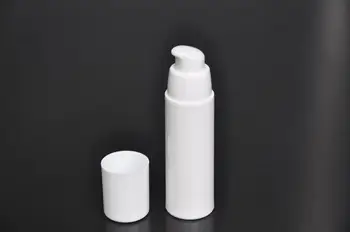30 ML baltā bezgaisa vakuuma sūknis losjons pudele ar balto vāciņu Kosmētikas līdzekļu Iepakojuma