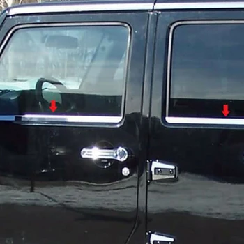 300cm Automašīnu Durvju Pusē Tailgate Rotā Lentes Auto Ķermeņa Bufera Aizsargs Aizsargs Uzlīmes Auto Bufera Sloksnes, Molding Chrome Molding