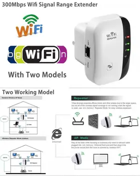 300Mbps Wifi Signāla Pastiprinātājs Bezvadu Atkārtotājs Wifi rādiusa Bezvadu Paplašinātāju WiFi усилитель wifi сигнала
