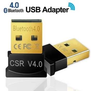 300set augstākās kvalitātes Mini USB Bluetooth Adapteris V 4.0 Duālais Režīms, Bezvadu Sargspraudnis Vairumtirdzniecības USA 4.0 Win8 /7 win10 XP