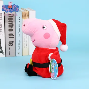 30cm Sākotnējā Peppa Pig Plīša Lelle, Rotaļlieta, Peppa Džordža Cūka, Bērns Laimīgs Ziemassvētku Jauno Gadu Stilu Izglītības Rotaļlieta Dāvana Meitene Bērniem