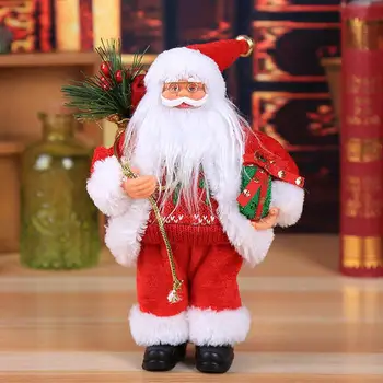 30cm Ziemassvētku Sēž Rotājumu Imitētu Santa Claus Kerst Lelle Vecs Vīrietis Maska, Plīša Statuetes Rotaļlietas, Ziemassvētku Rotājumi Mājās