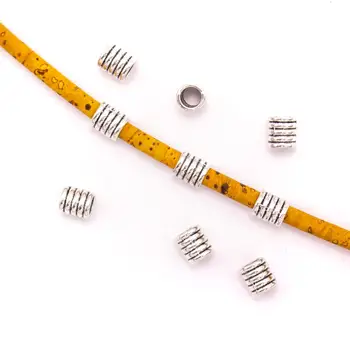 30PCS Par 5mm ādas antīkā sudraba zamak 5mm apaļas pērles Rotaslietas piegādes Secinājumi Sastāvdaļas - D-5-5-160