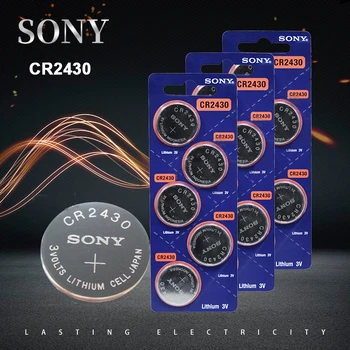 30PCS Sony 3 v CR2430 Pogu Pilas Litija Monētas Šūnu Baterijas Pulksteņu Pulksteņu Baterijas Kalkulators Datora Tālvadības pults