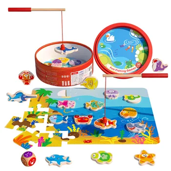 30pcs Zivju Koka Zvejas Rotaļlietas Magnētisko Baby Digital Alfabēta Izglītojošas Rotaļlietas Bērniem Puzzle Spēle, Āra Play Set