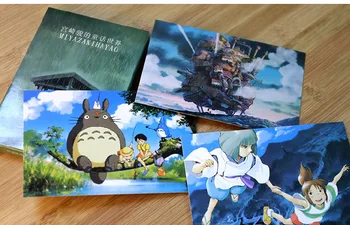 30sheets/DAUDZ Hayao Miyazaki, Eļļas Glezna Pastkarti Hayao Miyazaki Pastkartes/Apsveikuma kartiņu/vēlas Karte/Mode Dāvanu