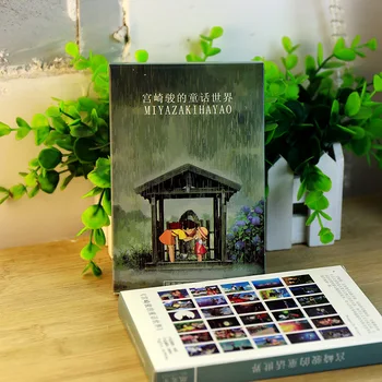30sheets/DAUDZ Hayao Miyazaki, Eļļas Glezna Pastkarti Hayao Miyazaki Pastkartes/Apsveikuma kartiņu/vēlas Karte/Mode Dāvanu