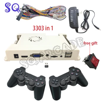3303 Spēles galda Pandora Box 3D Spēles, Sega Wifi Arcade Spēle Valdes 168*3D Spēles Ar USB Joypad Wireless gamepad