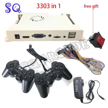 3303 Spēles galda Pandora Box 3D Spēles, Sega Wifi Arcade Spēle Valdes 168*3D Spēles Ar USB Joypad Wireless gamepad