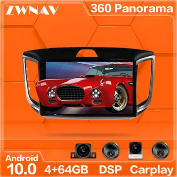 360 Kameras Android 10 sistēmas, Auto Multimediju Atskaņotāju Hyundai IX25-2018 GPS Navi Radio stereo IPS skārienjutīgais ekrāns, galvas vienības