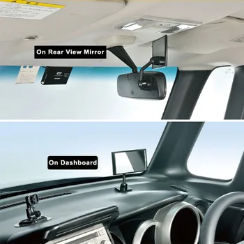 360 Regulējams Bērnu Auto Aizmugurējais Skats-Redzi Spoguli Automašīnas Paneļa Jumta Stiprinājums Bērnu Auto Sēdeklītis Bērniem Ceļojumu Pašlīmējošās