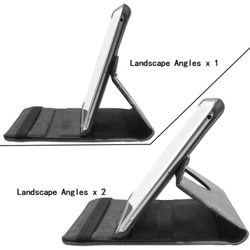 360 Rotācijas Apple iPad 2 /3 /4 /Ipad 5 /6 /7 /8 Nometiet pretestību Automātiskā Miera Saliekams uz Lietu+Stylus