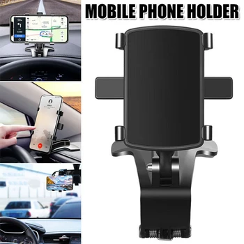 360° Universālo Auto Telefona Turētājs Mobilo Tālruni, GPS Turētājs Automašīnas Turētājs Tālrunis Stāvēt Nekustīgi Fiksēts Statīva Kronšteins Auto Piederumi