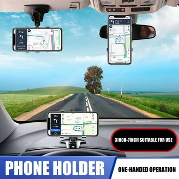 360° Universālo Auto Telefona Turētājs Mobilo Tālruni, GPS Turētājs Automašīnas Turētājs Tālrunis Stāvēt Nekustīgi Fiksēts Statīva Kronšteins Auto Piederumi